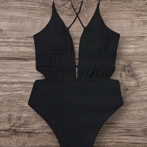 Soly Hux Black One Piece Swimsuit‎
